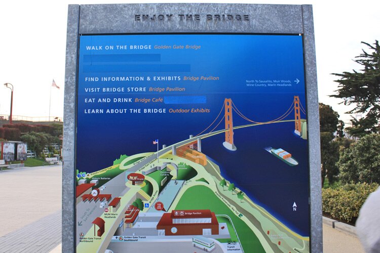 Golden Gate Bridge Map